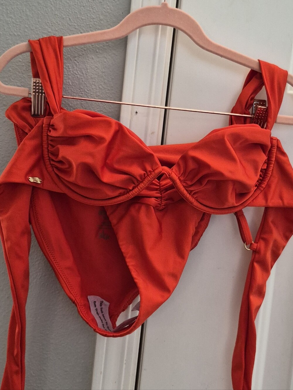 BYDEE Bikini Set Ventura Top Bikini Set In Caramels Color Size.Large - Picture 12 of 13